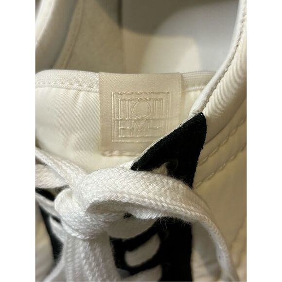 NWOB TOTEME The Sport leather-trimmed suede and shell sneakers, $450 Sz8 - Picture 9 of 9